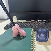 baratos estojos e porta-lápis-decoração de sala de estar de mesa pequeno presente sexy bunda brincadeira porta caneta porta caneta anal presente divertido