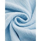 abordables Chemises-Femmes Chemise Hauts d&#039;été Chemisier Élégant Quotidien Demi Manches Col en V Hauts Réguliers Quotidien Asymétrique Bleu Été Printemps Automne