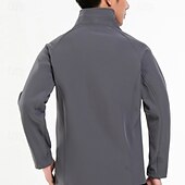 abordables Softshell, polares y chaquetas de montaña-Hombre Chaqueta para senderismo Chaqueta de lana para senderismo Invierno Al aire libre Térmico Grueso Invierno Chaquetas de Lana / Vellones Negro Rojo Azul Marino Oscuro Azul Real Gris