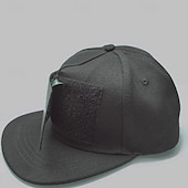 baratos Luzes decorativas-Boné snapback com LED ativado por som, chapéus com LED, boné de beisebol com exibição de mensagem, para festa de Natal e Halloween