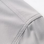 preiswerte Oberteile-Herren Wanderhemd Wanderspitze Cargo-Shirt Kurzarm Umlegekragen Oberteil Außen Schnelltrocknend Leicht Atmungsaktiv Polyester Schwarz Armeegrün Blau Tennis Golfspiel Laufen
