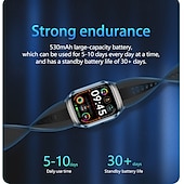 preiswerte Smartwatch-Luftpumpe Airbag-Typ genaue Blutdruckmessung EKG Elektrokardiogramm Temperaturüberwachung Schrittzähler kompatibel Bluetooth-Anruf mit Android iOS Frauen Männer lange Standby