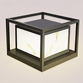 voordelige Postlicht-Buitenpaalverlichting armatuur moderne tuin entree buiten zuilverlichting metalen behuizing patio pilaarverlichting 110-240v 20w