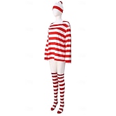 levne Dívčí kostýmy-Kde je Wally Kostým Postavy z pohádek Filmové kostýmy for Dámské Dívčí Děti Dospělé předvečer Všech svatých Výkon Vzdělávací převlékání Školní akce
