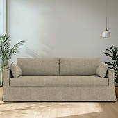 preiswerte Sofabezug-Sofabezug passend für Hyltarp-Sofa, einfarbig, gesteppte Polyester-Schonbezüge