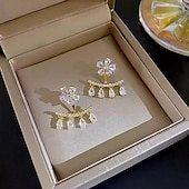 economico Orecchini-Per donna Orecchini a perno Tropicale Gioia Elegante Orecchini Gioielli Oro Per Feste