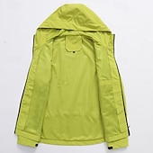 cheap Outdoor Jackets-Men&#039;s Windbreaker Hiking Jacket rain coat Outdoor Waterproof Windproof Hiking Outfits Hiking Clothes Spring Autumn / Fall Top Camping / Hiking / Caving Running Black White Blue