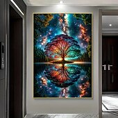 tanie Krajobrazy-ptree of life canvas wall art bezramowa nowoczesna dekoracja salonu i sypialni