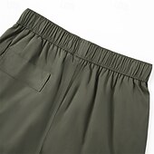 baratos Partes inferiores-Homens Bermuda Cargo Shorts de caminhada Ao ar livre Normal Secagem Rápida Leve Elástico Respirável Calção Bolsos Preto Verde Tropa Tênis Golfe Corrida S M L XL XXL