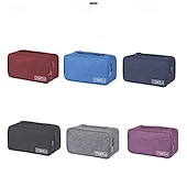 baratos Arrumação e Organização-bolsa de viagem para guardar sutiãs e meias, organizador leve multicamadas com fecho de zíper, tecido durável, roxo, lavável à mão, várias cores disponíveis