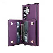 cheap Samsung Cases-Phone Case For Samsung Galaxy S22 S22 Plus  Ultra A73 A53 A52 A13 5G A13 A51 Back Cover with Lanyard Kickstand Card Slot Retro TPU PU Leather