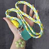 economico Lanyards e cinturini da polso per telefono-Nuovo cinturino da viaggio per alpinismo in corda intrecciata, alla moda e resistente, ideale per appendere il telefono cellulare a tracolla.