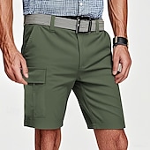 economico Classico-Per uomo Pantaloncini Tattici Pantaloncini cargo Shorts Pantaloncini Estivi Elastico in vita Multi-tasche Tasca con Patta Semplice Comodità Indossabile Lunghezza al ginocchio All&#039;aperto Sport