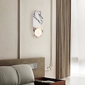 billige Vegglamper for innendørsbruk-Innendørs vegglampe LED 5w Liner-design Marmor Stue Soverom Metall Vegglamper Vegglamper til Soverom Bad
