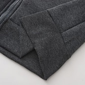 economico felpe con cappuccio da uomo di base-Per uomo Felpa con cappuccio Felpa con cappuccio a zip intera Rosso e nero Nero Rosso Grigio chiaro Grigio scuro Con Cappuccio Blocco di colori Patchwork Sport &amp; Outdoor Quotidiano Ferie Poliestere