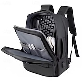 billiga Laptopväskor, fodral och fodral-1 st herrryggsäck med expanderande oxford-funktion, stor kapacitet, USB-laddning, affärsryggsäckar för män, datorryggsäckar för män