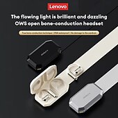 baratos Auscultadores TWS True Wireless-Fones de ouvido originais Lenovo LP73 TWS Bluetooth V5.4 com graves potentes e som surround, fones de ouvido esportivos à prova d&#039;água com gancho para orelha IPX7