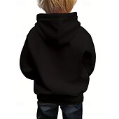 billiga Pojkens 3D-djur-Pojkar 3D Djur Huvtröja Långärmad Vår Höst Mode Streetwear Barn 4-12 år Huva Utomhus Ledigt Dagligen Normal