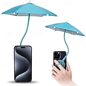 baratos Suporte para telemóvel-Guarda-chuva magnético para telefone para proteção solar de telefone ao ar livre com design de ângulo flexível &amp;Capa protetora de celular giratória para iPhone 16, 15, 14, 13 e 12 Pro MaxMag-Safe