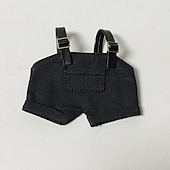 tanie Zestawy ubrań i akcesoriów dla lalek-17cm winylowe ubranka dla lalek (bez lalki) mini ogrodniczki dla lalek śliczne ubranka dla lalek niepowtarzalny styl