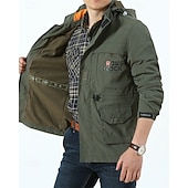 Недорогие Водонепроницаемые куртки-Муж. Куртка для активного отдыха Куртка для туризма и прогулок На открытом воздухе С защитой от ветра Быстровысыхающий Легкость Походная одежда Походная одежда Зима Осень Жакет