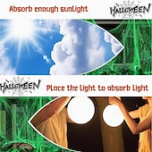 halpa Halloween-ulkoilmakoristeet-Halloween hohtaa pimeässä hämähäkinseittiä ja ylimääräisiä väärennettyjä hämähäkkejä Halloween ulkovalaistuskoristeet sisä- ja puutarhaan Kummitustalon juhlatarvikkeet