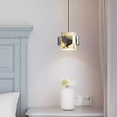 cheap Pendant Lights-Contemporary Scandinavian Cylinder Marble Glass 1/2/3 - Light Chandelier For Dining Room