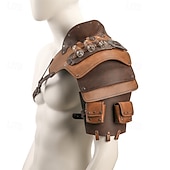 voordelige Pantser-Punk &amp; Gothic Middeleeuws Renaissance Wapens en Harnassen Gemaskerd Bal Krijger Ridder Voor heren Viking Maskerade Prestatie Toneel Maskerade Volwassenen Schouder Pantser