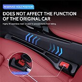 baratos Pendentes e Ornamentos para automóveis-protetor de assento sem queda, organizador de preenchimento de vão lateral para assento de carro, protetores de assento rebatíveis para carros