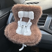 cheap Doll Clothing &amp; Accessories Sets-Doll Car Seat for 17cm Dolls with Air Vent Clip and Desktop Stand Cute and Functional Car Ornament for Blind Box Doll Fans