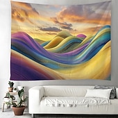 cheap Landscape Tapestry-Landscape Mountain Hanging Tapestry Wall Art Large Tapestry Mural Decor Photograph Backdrop Blanket Curtain Home Bedroom Living Room Decoration