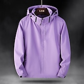 preiswerte Wasserdichte Jacken-Damen Windjacke Wanderjacke Regenmantel Außen Wasserdicht Winddicht Wanderoutfits Wanderbekleidung Frühling Herbst Oberteil Camping / Wandern / Höhlenforschung Laufen Rosa Rot Purpur