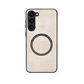 Χαμηλού Κόστους Samsung Θήκη-τηλέφωνο tok Για Samsung Galaxy S22 S22 Plus Ultra Α53 A52 Πίσω Κάλυμμα Μαγνητική Υποστήριξη ασύρματης φόρτισης Ανθεκτική σε πτώσεις Ρετρό TPU PU δέρμα
