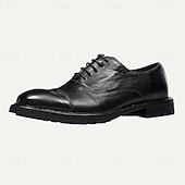 billige Klassiske Pensko-Herresko i brunt skinn med Goodyear-rand og rene linjer – klassiske og allsidige pensko for kontor og formelle sammenkomster