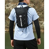 cheap Running Vest-Running Vest Water Pack Hydration Vest Sun Sleeves Reflective Waterproof Quick Dry Polyester for Marathon Hiking Jogging