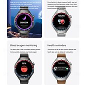 economico Smartwatch-Orologio intelligente C15Pro con schermo AMOLED HD da 1,52 pollici, tracker NFC, Bluetooth, chiamata, monitoraggio della salute