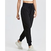olcso Futó nadrág és leggings-Női Tréningnadrág melegítőalsók Zsinór Alsók Szabadtéri Sport &amp; Szabadtéri Hétköznapi Elasztikus Tenisz Golf Futás Normál sportruházat Sportruházat Egyszínű Fekete Lóhere Khakizöld