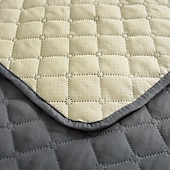 baratos Cobertura de Sofa-Capa de sofá antiderrapante de 1 peça - tecido clássico de poliéster acolchoado, para sofás de 1 a 4 lugares, perfeita para sala de estar, escritório, quarto ou uso externo (apoios de braço) &amp;encosto