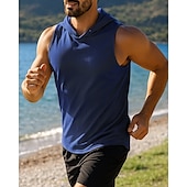economico T-shirt e Canottiere da Corsa-Per uomo Canotta da corsa Canotta da palestra Senza Maniche Top Traspirante Asciugatura Rapida Leggero Allenamento in Palestra Tennis Golf abbigliamento sportivo Abbigliamento sportivo Tinta unita
