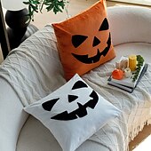 olcso Díszpárnahuzatok-1 db bársony párnahuzat, halloween négyzet alakú, hagyományos klasszikus