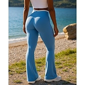 levne Běžecké kalhoty a legíny-Dámské Koşu Pantolonları Rozšířené kalhoty Elastický pas Kalhoty Ležérní Sporty a outdoor Léto Jaro Rychleschnoucí Lehká váha Prodyšné Tenis Golf Běh Běžný sportovní oblečení Sportovní oděvy