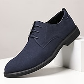 preiswerte Formell-Braune Derby-Schuhe aus hochwertigem Rindsleder für Herren mit glattem Kunstleder-Finish – klassisches Schuhwerk fürs Büro, formelle Anlässe und den Alltag