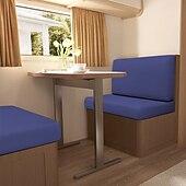 economico Copridivano-Copricuscini per dinette per camper in seta di latte elasticizzata e impermeabile, dal design spesso, resistente e antiscivolo, facili da pulire, adatti a tutte le stagioni, per sedili di camper.