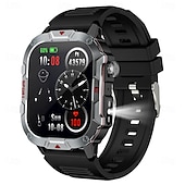 baratos Smartwatch-Relógios inteligentes esportivos c40pro com tela ultra grande, assistente de voz e controle de música, relógio inteligente com mostrador personalizado, relógios de pulso