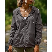 tanie Kurtki wodoszczelne-Damskie Kurtka turystyczna Kurtka sportowa Na wolnym powietrzu Wodoodporny Odporność na wiatr Szybkie wysychanie Lekki Ubrania turystyczne Ubrania turystyczne Wiosna Jesień Kurtka Bransoletka