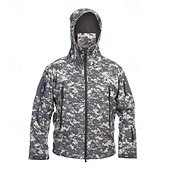 levne Fleece a 3 v 1 bundy-Pánské Dağcı Ceketi Zimní kabát Polar Dağcı Montu Zima Venkovní Termální Voděodolný Větruvzdorné zima Fleecové bundy Modrá Hnědá Šedá