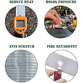 voordelige Woonbenodigdheden-Aluminiumbutyltape, 5 cm x 500 cm (2 inch x 16,5 voet) waterdichte lekdichtingstape voor metalen dakbedekking, camperdaken, ramen en reparatie van lekken in goten