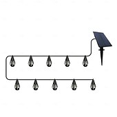 cheap Solar String Lights-1 Pc 15 Leds Outdoor Waterproof Solar Flashing Flame Lantern String Garden Courtyard Camping Christmas Halloween Wedding Atmosphere Decoration Lighting