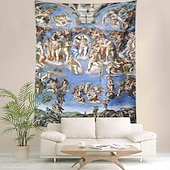 halpa Uskonnollinen kudos-Keskiajan Gobeliini Keskiajan Roikkuu Gobeliini Suuri Gobeliini Maalauksellinen Koriste Valokuva Tausta Peitto Verho Koti Makuuhuone Olohuoneen Koristus