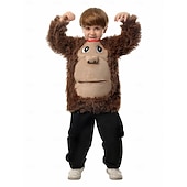 Gorilla Halloween Cosplay Costume Top Fairy Tail Animal Cosplay Kid's Boys' Girls' Halloween Carnival World Book Day Performance Educational Dress Up School Event Dress Up Easy Halloween Costumes4